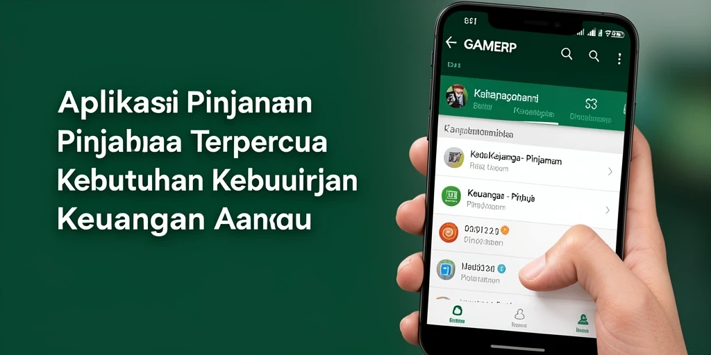 Tampilan antarmuka GAMERP yang intuitif dan mudah digunakan.