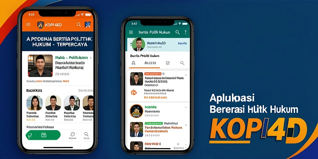 Screenshot KOPI4D menampilkan antarmuka berita politik hukum yang menarik.