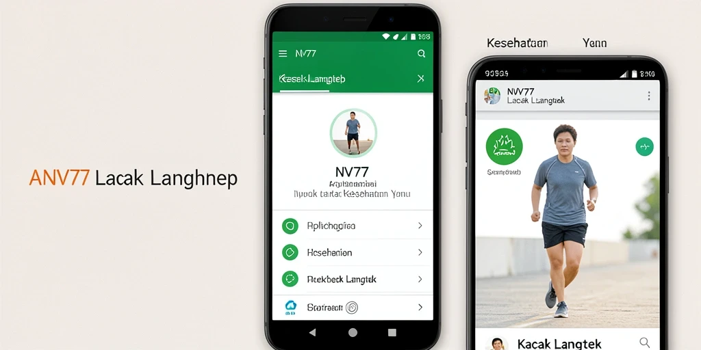 Antarmuka pengguna NV77 untuk lacak langkah yang intuitif.