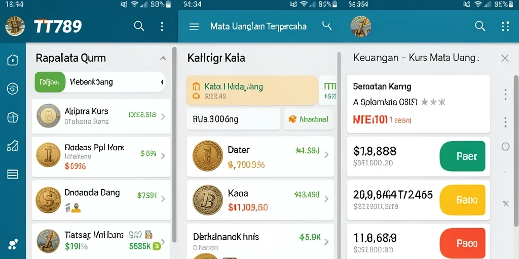 Tampilan utama TT789 dengan informasi kurs mata uang yang jelas dan mudah diakses.